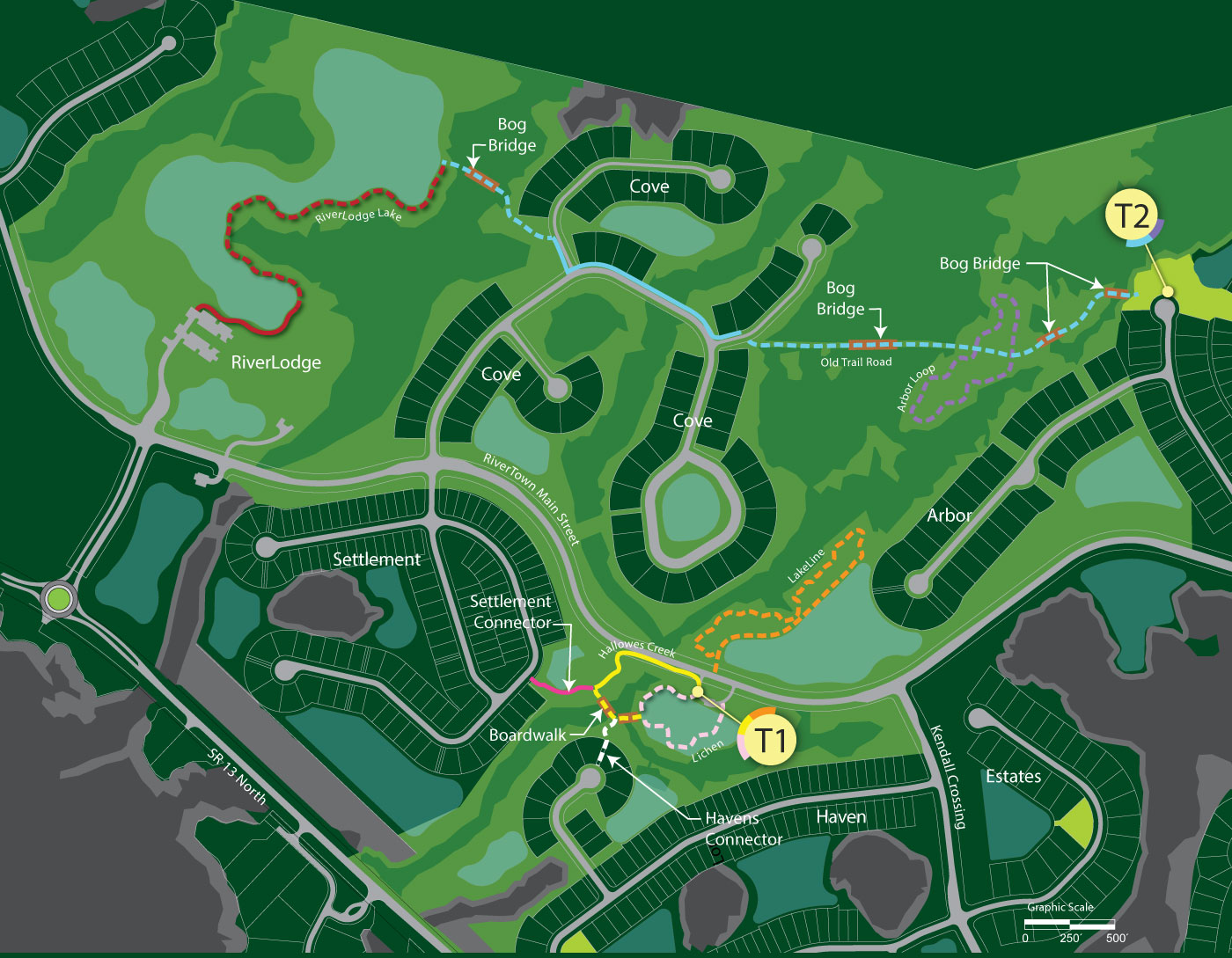 Ravines District Trail Map